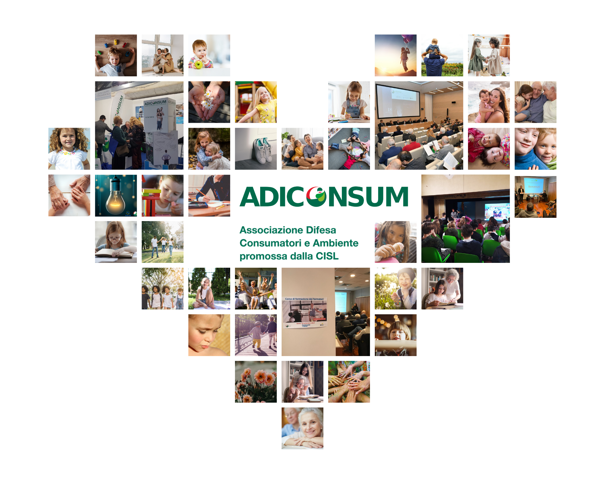 Banner Adiconsum "cuore" - Adiconsum Associazione Difesa Consumatori e Ambiente promossa dalla CISL