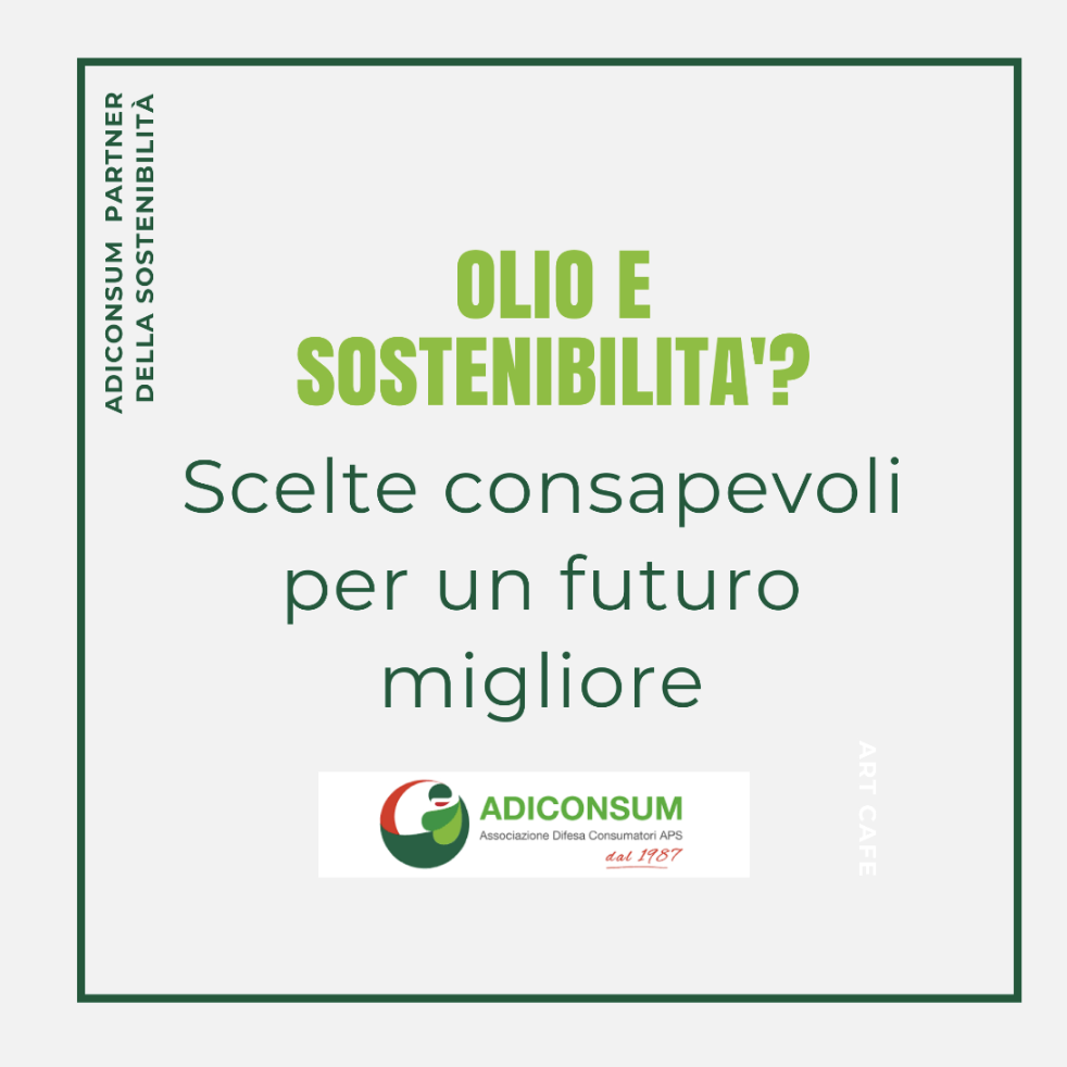 Banner: "La Sostenibilità nel Settore dell'Olio: una sfida importante"